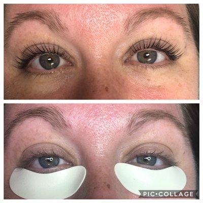 Lash lifting and tinting!:)