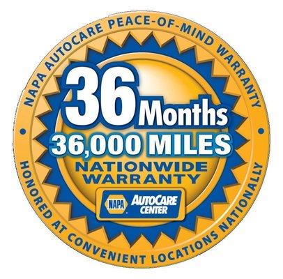 Nationwide Warranty for you peace of mind