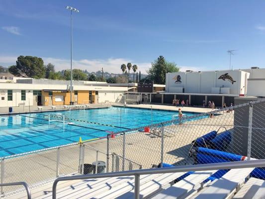 Pool set up for H2O Polo