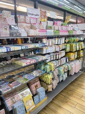 (2/28/22) - So much selection for the Rilakkuma stationary