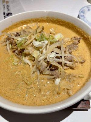 Spicy Beef Miso Ramen