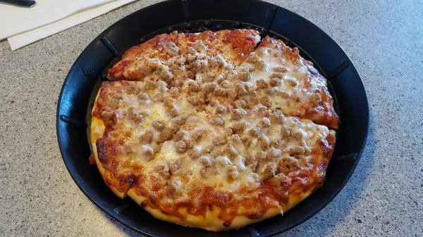 Sausage pizza