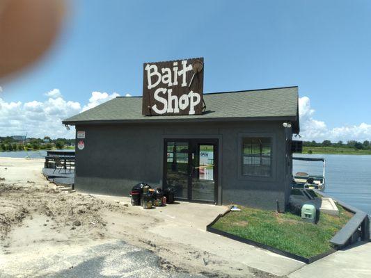 Live Bait, lures, food, drinks