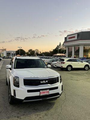 Beautiful. 2022 Kia Telluride. Glacial Pearl White.