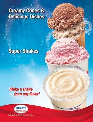 Hershey's Ice Cream and Shakes!