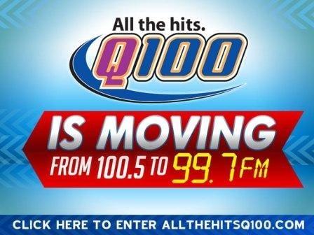 Q100.5 is moving to 99.7 FM