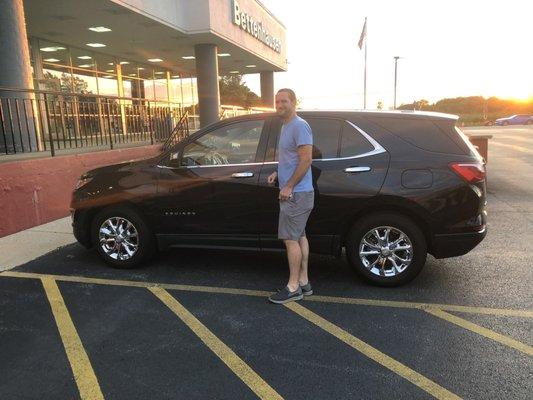 Happy Hubby and his New Car!