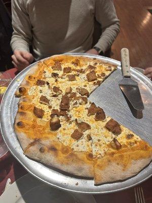 Buffalo chicken pizza