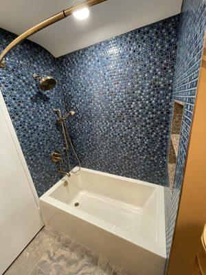 Bathroom blue