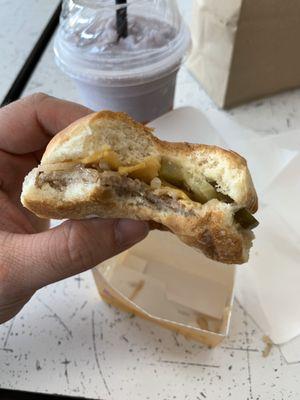 Cheeseburger slider