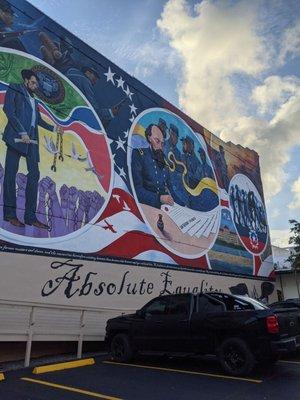 "Absolutely Equality" mural by Reginald C. Adams