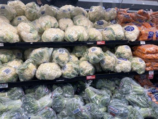 How about that fresh cauliflower?  High prices and low quality!