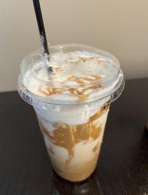 PB cookie iced latte