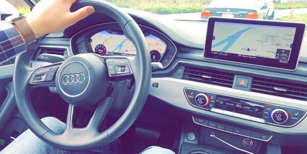 Audi A4 with Virtual Cockpit