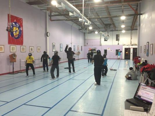 Fencing club, fencing class, fencing private lessons