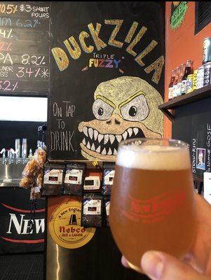 Triple Fuzzy (a.k.a. Duckzilla) - a Triple IPA