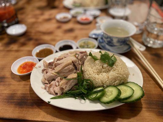 hainan chicken (red meat)