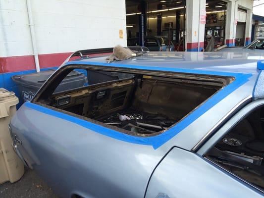 Working on a Chevelle wagon for a customer out in Dallas labor only.