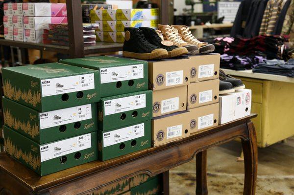 Danner and Colchester available in store.