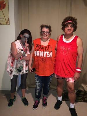 Zombies and Richard Simmons at the Zumba Zombie Bash