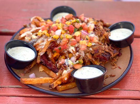 Smoked Brisket Cheese Fries