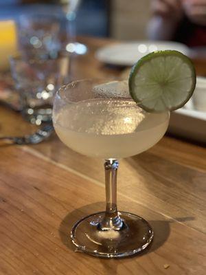 Bartenders choice HH cocktail ($10 - Smoky mezcal grapefruit gimlet)