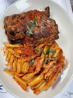 Baked    Eggplant Parmigiano