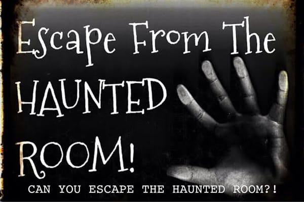 Escape The Haunted Room! A real life escape room adventure game'