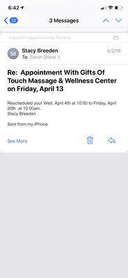 Gifts of Touch Message & Reflexology