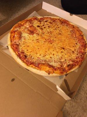 Jumbo cheese pizza