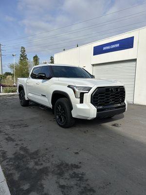 2025 Toyota tundra front end ppf and ceramic coating and window tint  riverside ca