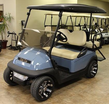 Light blue club car