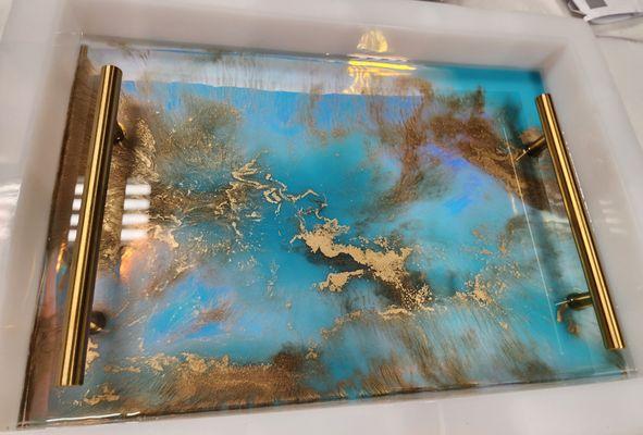 Gold Iridescent Tray