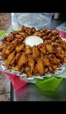 Wing party platter