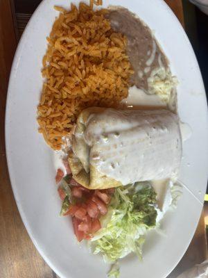 Shrimp Chimichanga