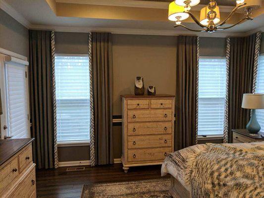 We sold and installed Silhouette window shades for a model home. Check out the pictures!