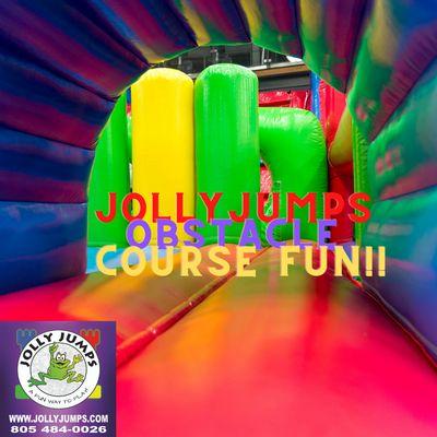 JollyJumps challengingly FUN Obstacle Courses!!