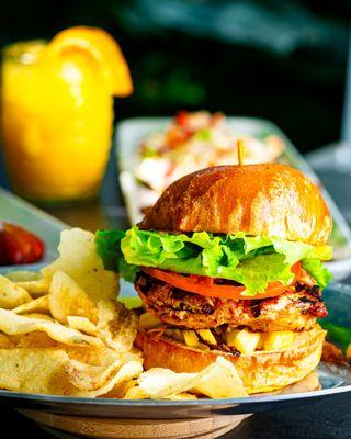 Chipotle Chicken Mango Sandwich