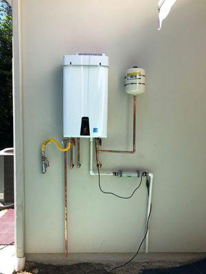 Tankless Waterheater installation