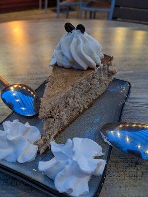 French Vanilla Espresso Bean Cheesecake