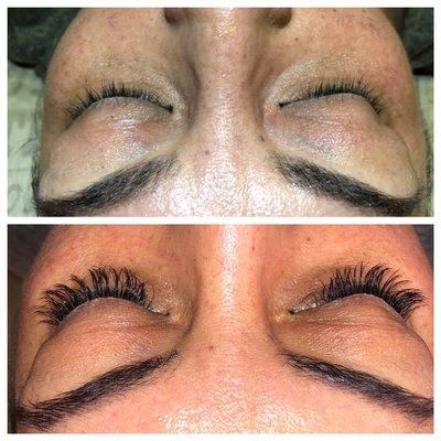 Classic eyelash extensions