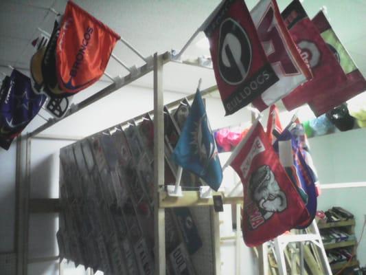 Officially Licensed  NFL and NCCA Car Flags From $12.99 to $14.99 Many we sell are Made in U.S.A.