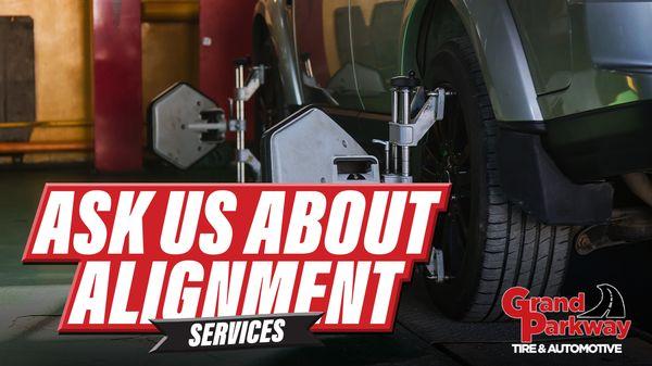 Alignments are one of the most important parts of preventative maintenance for your vehicle.