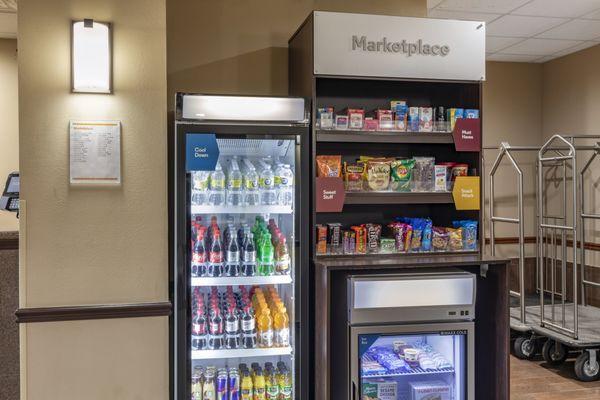 Suite Shop for hydration, snack or light meal