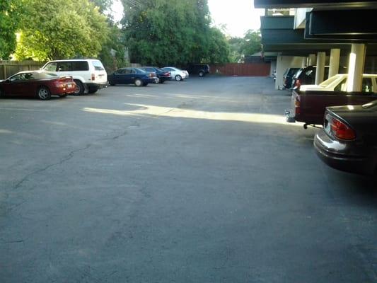 Private parking lot