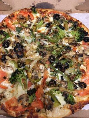 The best veggie pizza ever