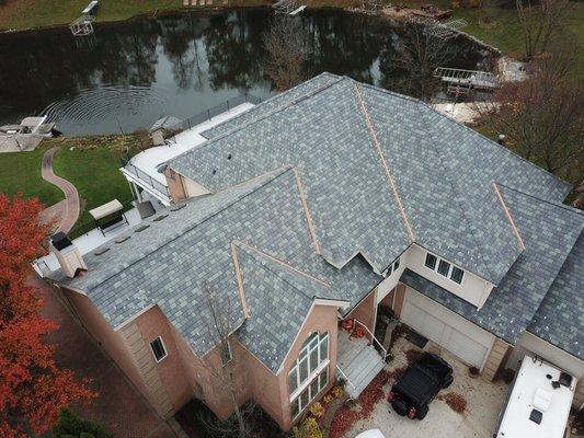 Luxury Slate Roofing Install