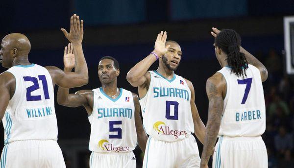 The Greensboro Swarm were sponsored by Allegacy Federal Credit Union.