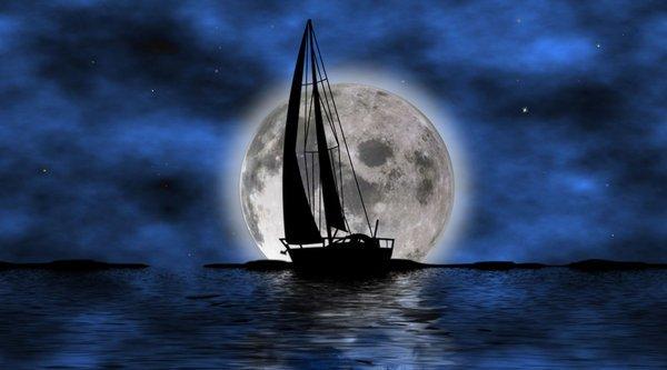 Moonlight Sailing on Lake St. Clair. Join Lake St. Clair Sailing School for full moon sailing.