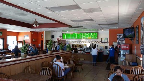 Dining room and front counter